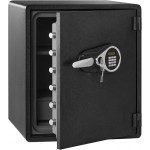 Fireproof Safe and Waterproof Safe Box with Digital Electronic Lock, for Home Use, 2.13 Cubic Feet, 24"Hx20.87"Wx19"D, Black