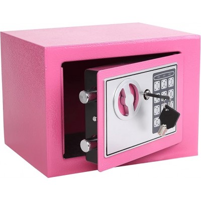 Electronic Deluxe Digital Security Safe Box Keypad Lock (Pink)